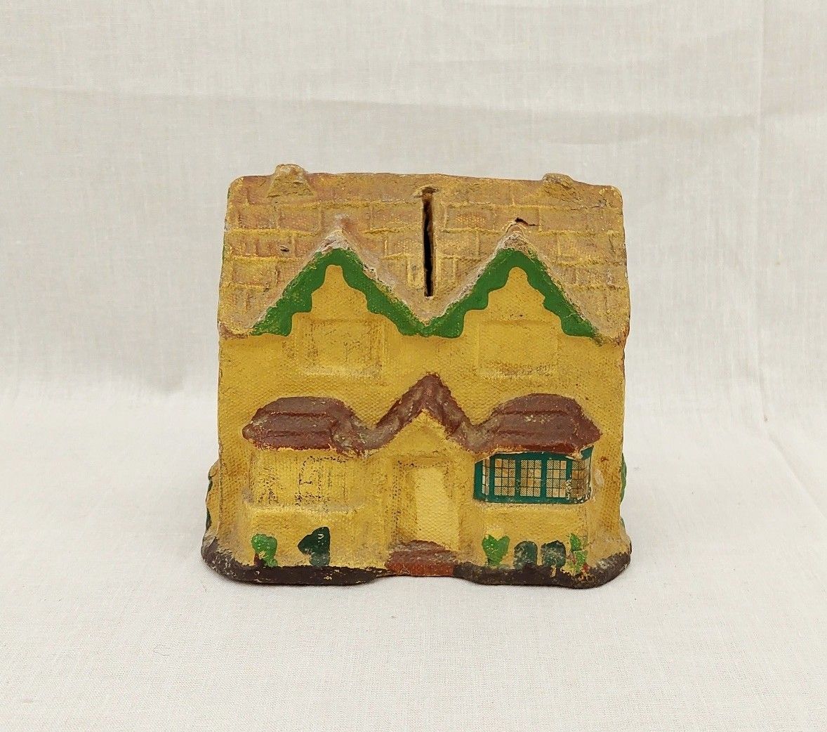 1930s Papier Mache Dr Barnados Home Cottage Collection Box