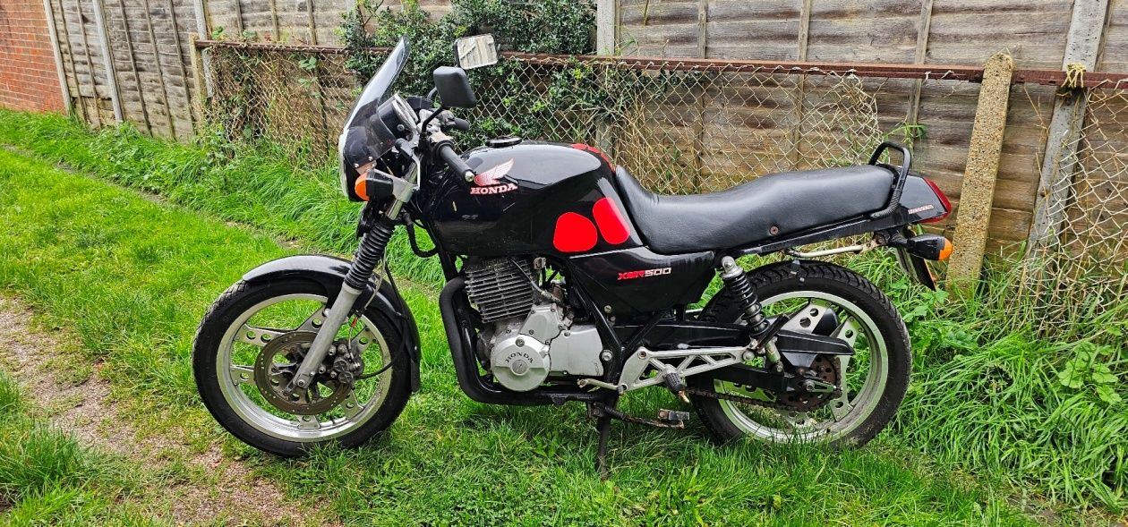 Classic 1984 Honda XBR 500 Motorcycle with Original Fairings