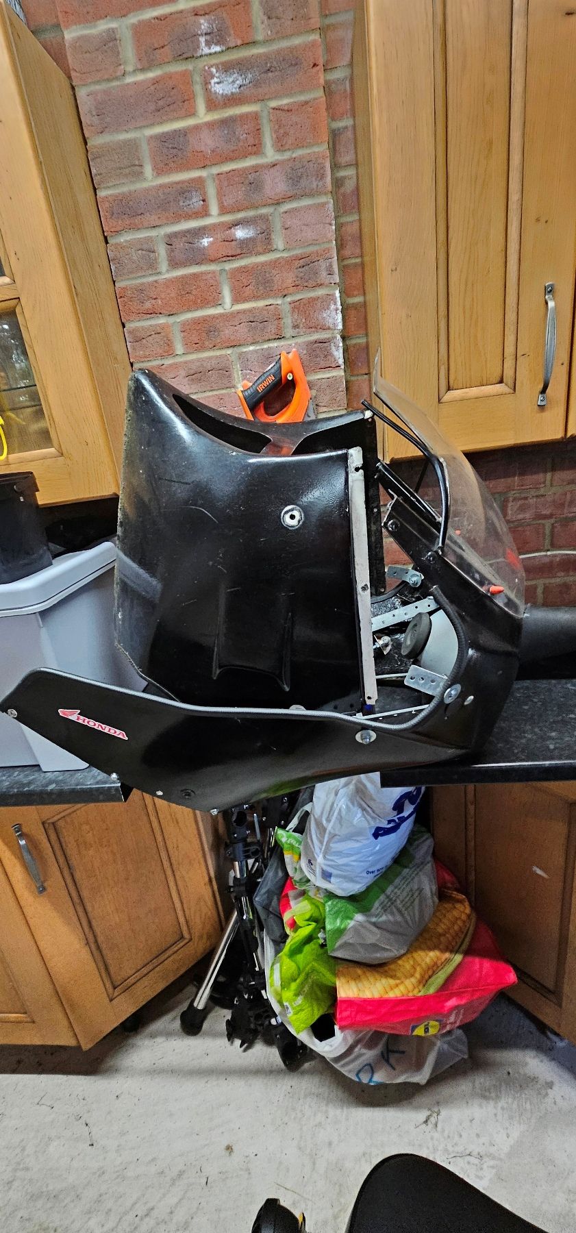 Classic 1984 Honda XBR 500 Motorcycle with Original Fairings - Image 23