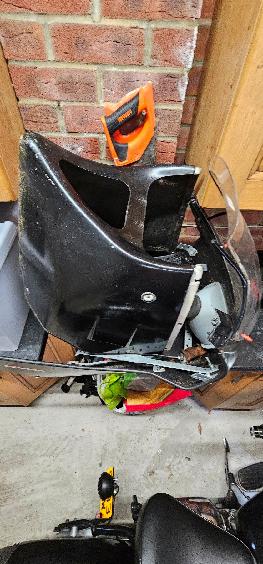 Classic 1984 Honda XBR 500 Motorcycle with Original Fairings - Image 24