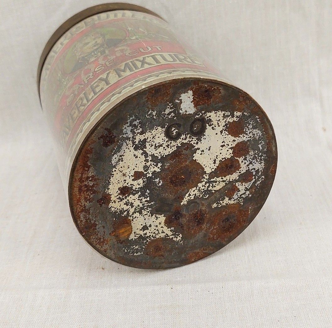 1920s Lambert And Butlers Coarse Cut Tobacco Waverley Mixture Tin - Image 6