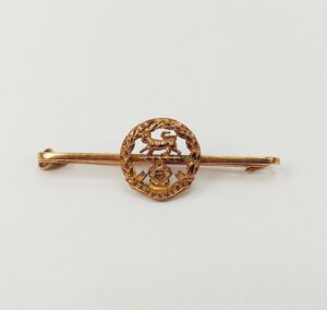9Ct Gold Hampshire Regiment Tie Pin