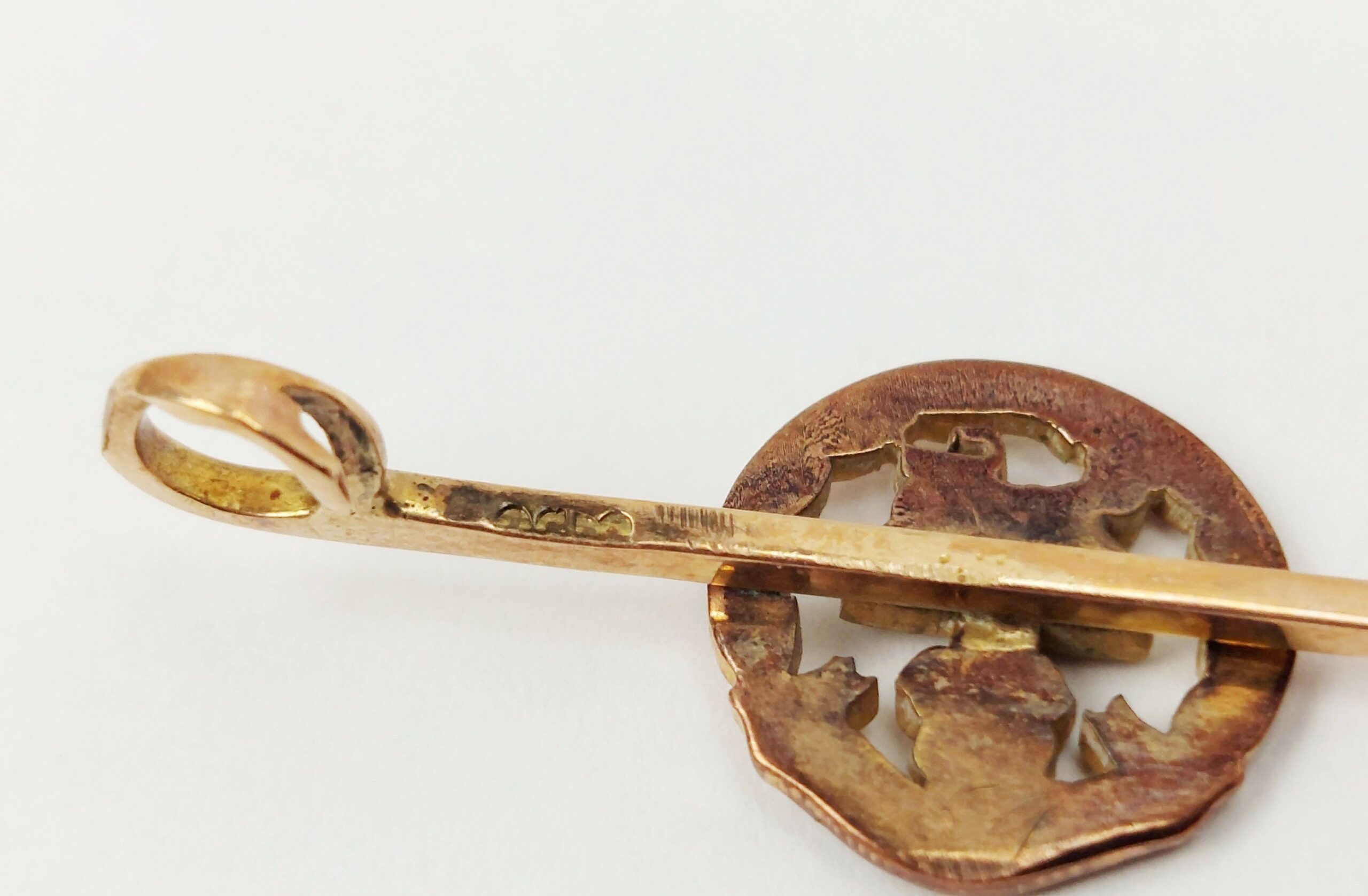 9Ct Gold Hampshire Regiment Tie Pin - Image 4