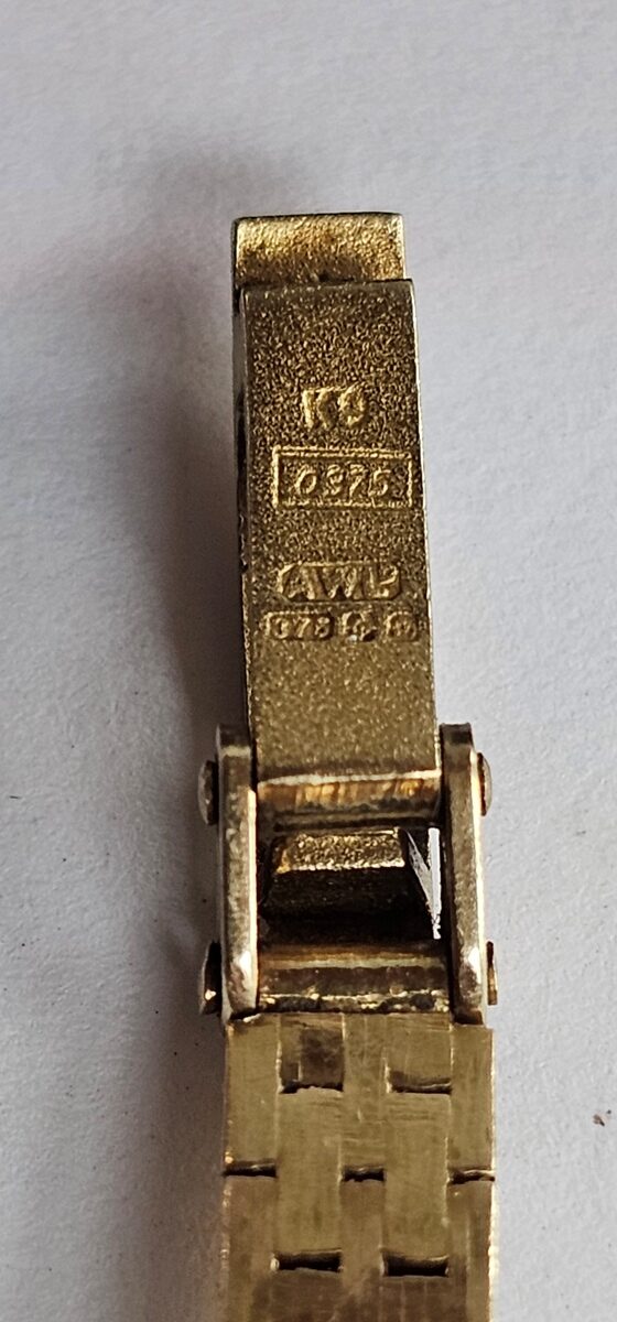 9ct Yellow Gold & Diamond Ladies Accurist Wrist Watch c1979 - Image 12