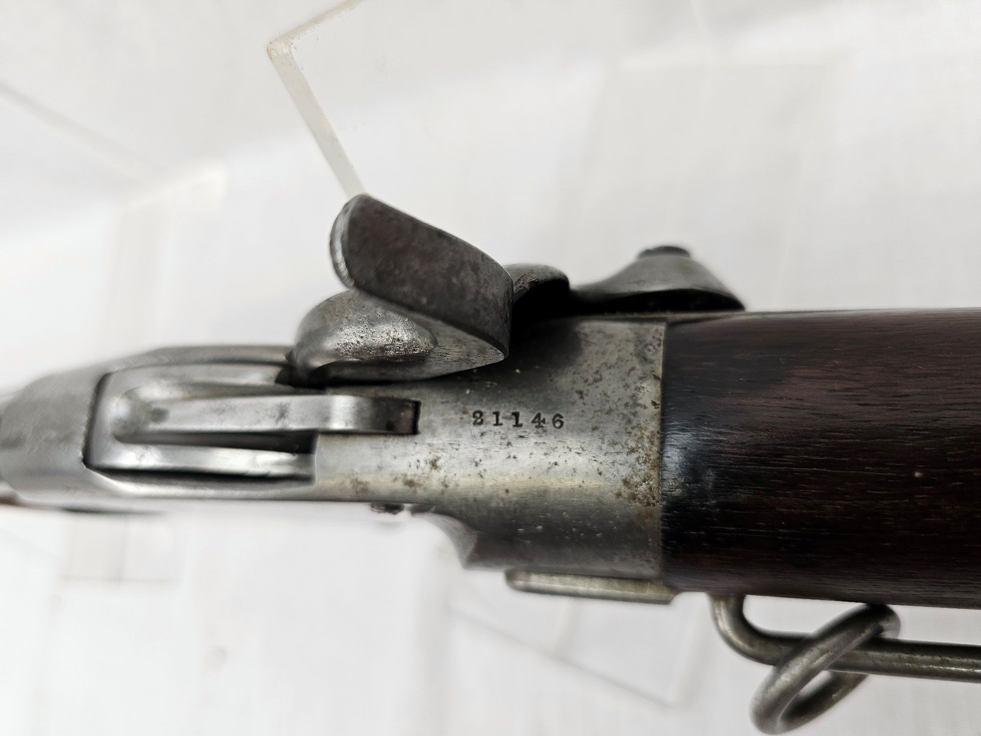 American Civil War Era Spencer M1865 Repeating Saddle ring Carbine, No stable cut-off, SN 21146 - Image 11