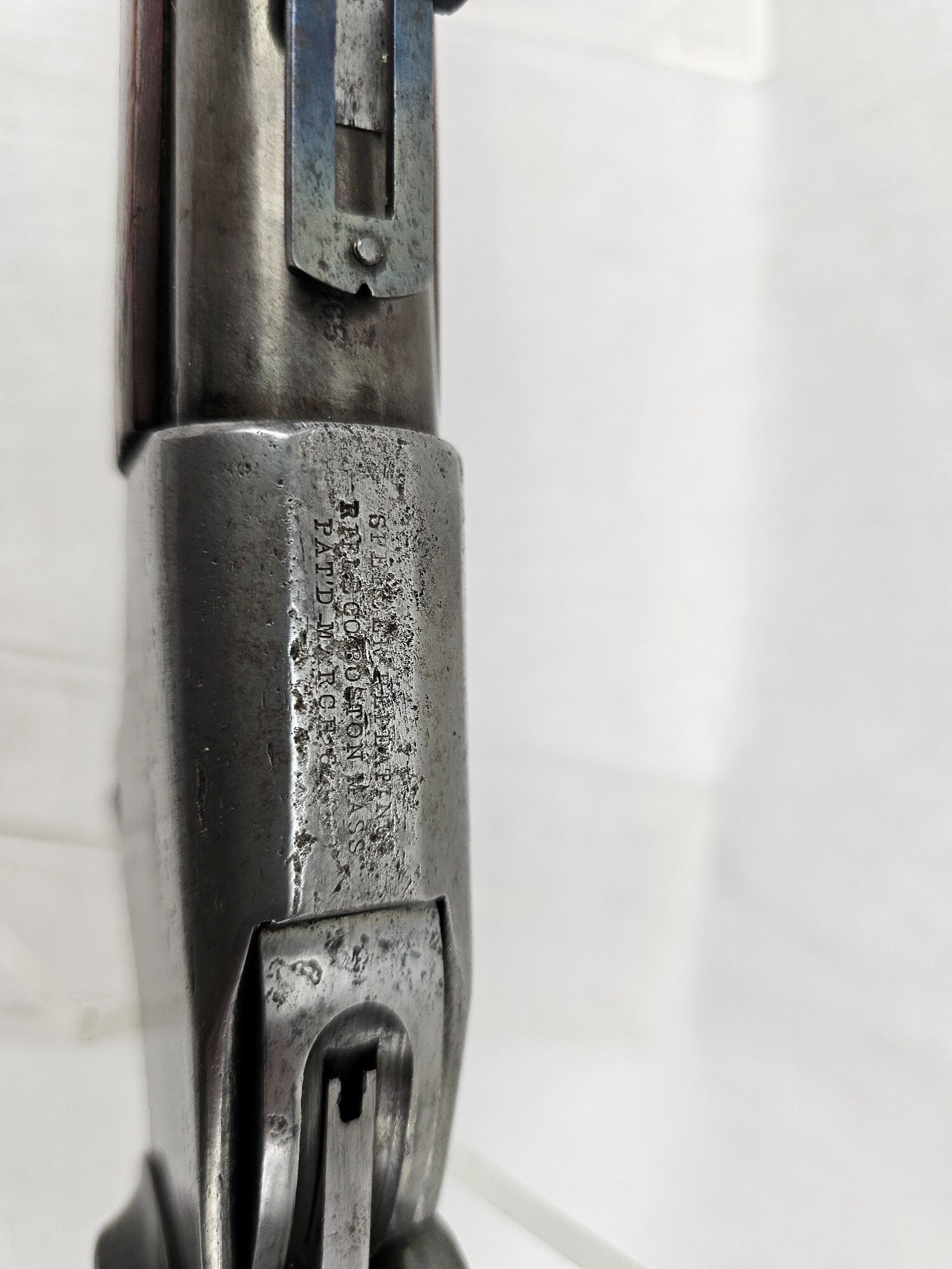American Civil War Era Spencer M1865 Repeating Saddle ring Carbine, No stable cut-off, SN 21146 - Image 12