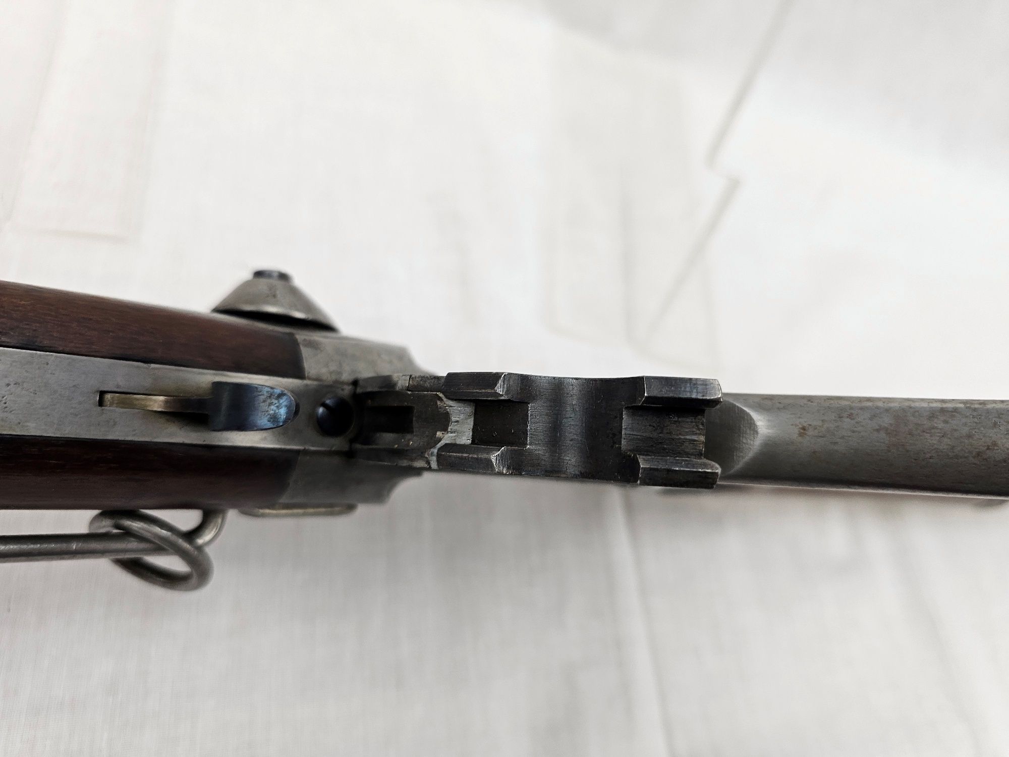 American Civil War Era Spencer M1865 Repeating Saddle ring Carbine, No stable cut-off, SN 21146 - Image 13