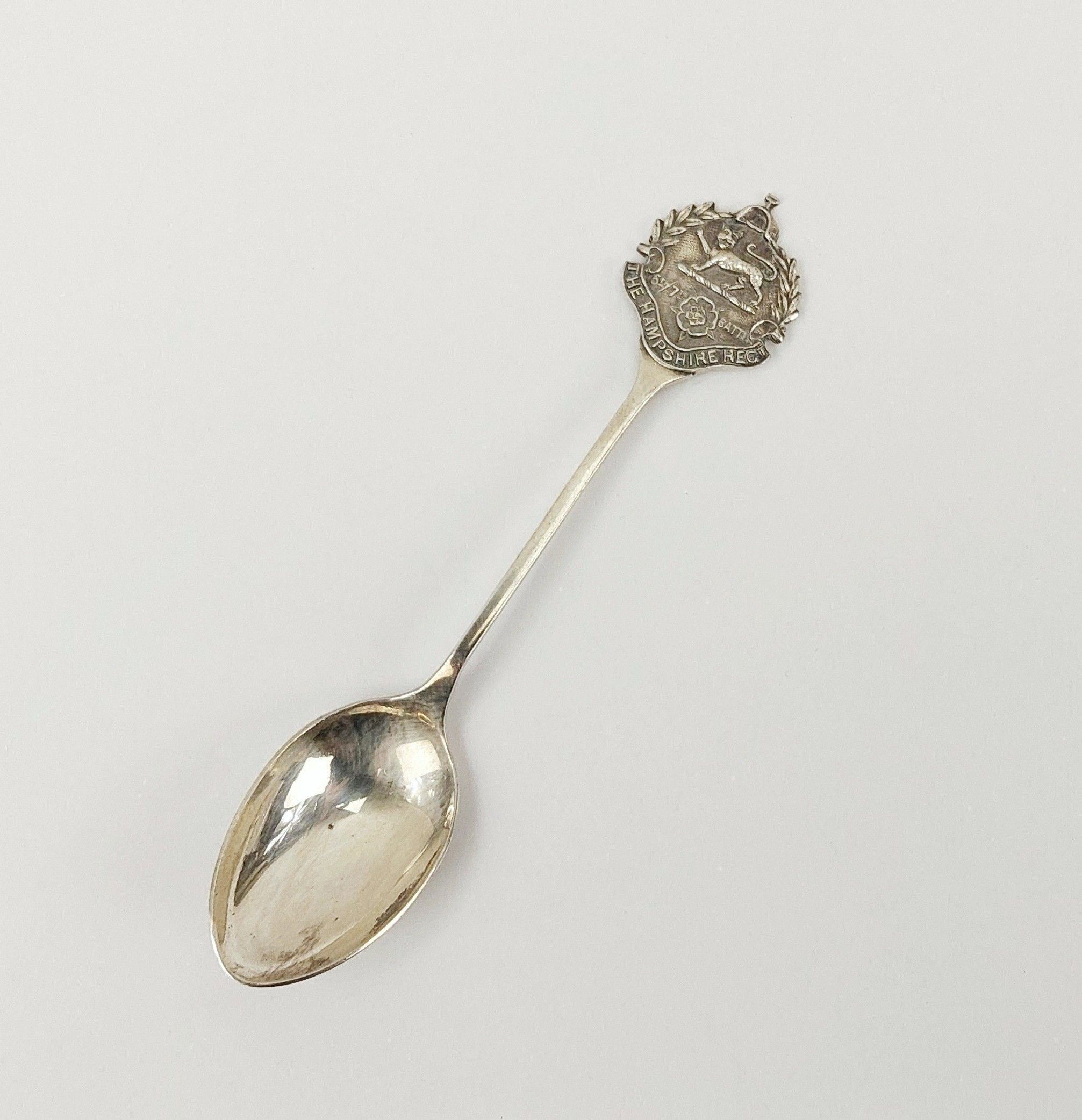 Birmingham 1928 Sterling Silver 5th 7th Btn Hampshire Regiment Spoon