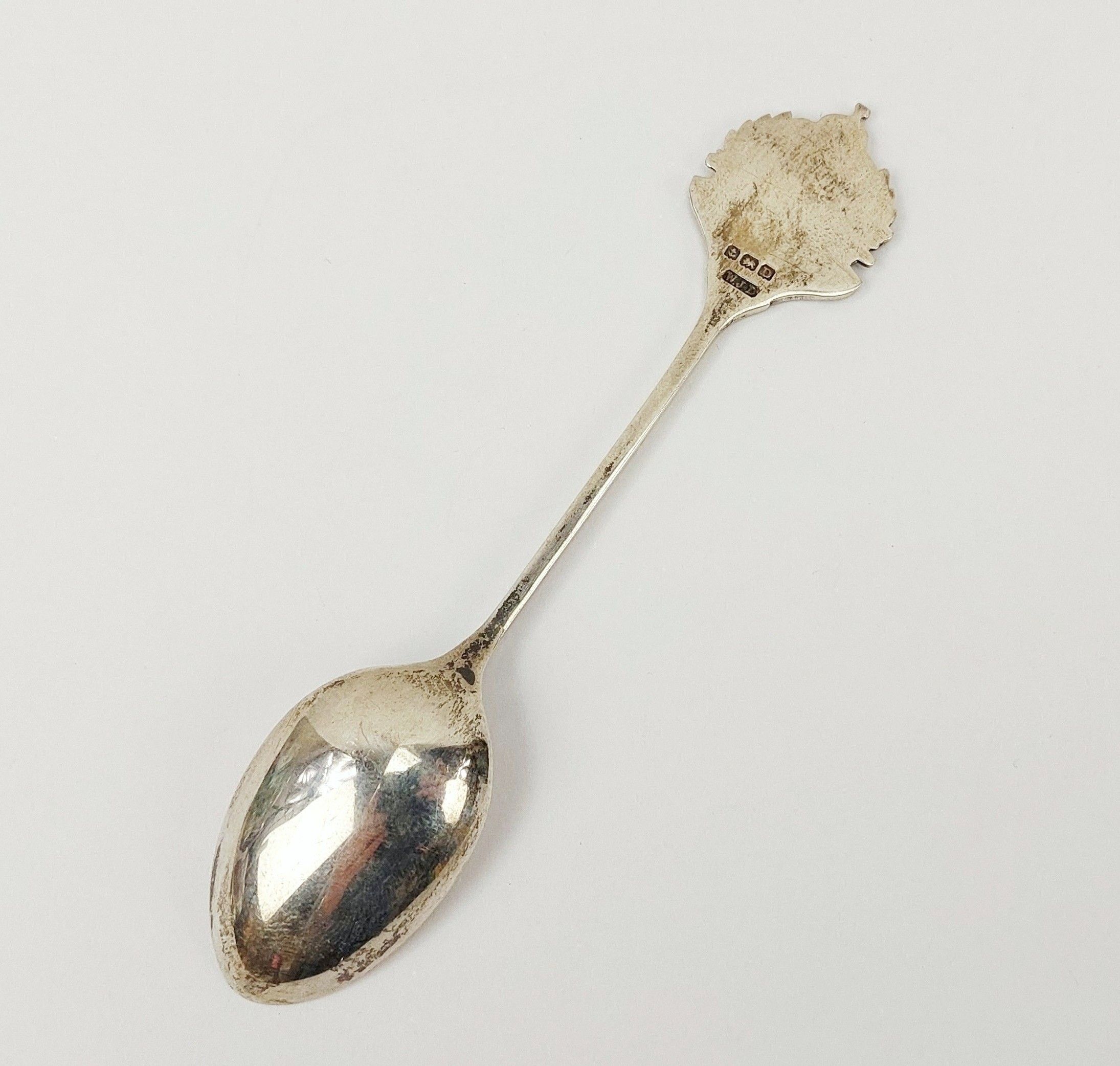 Birmingham 1928 Sterling Silver 5th 7th Btn Hampshire Regiment Spoon - Image 3
