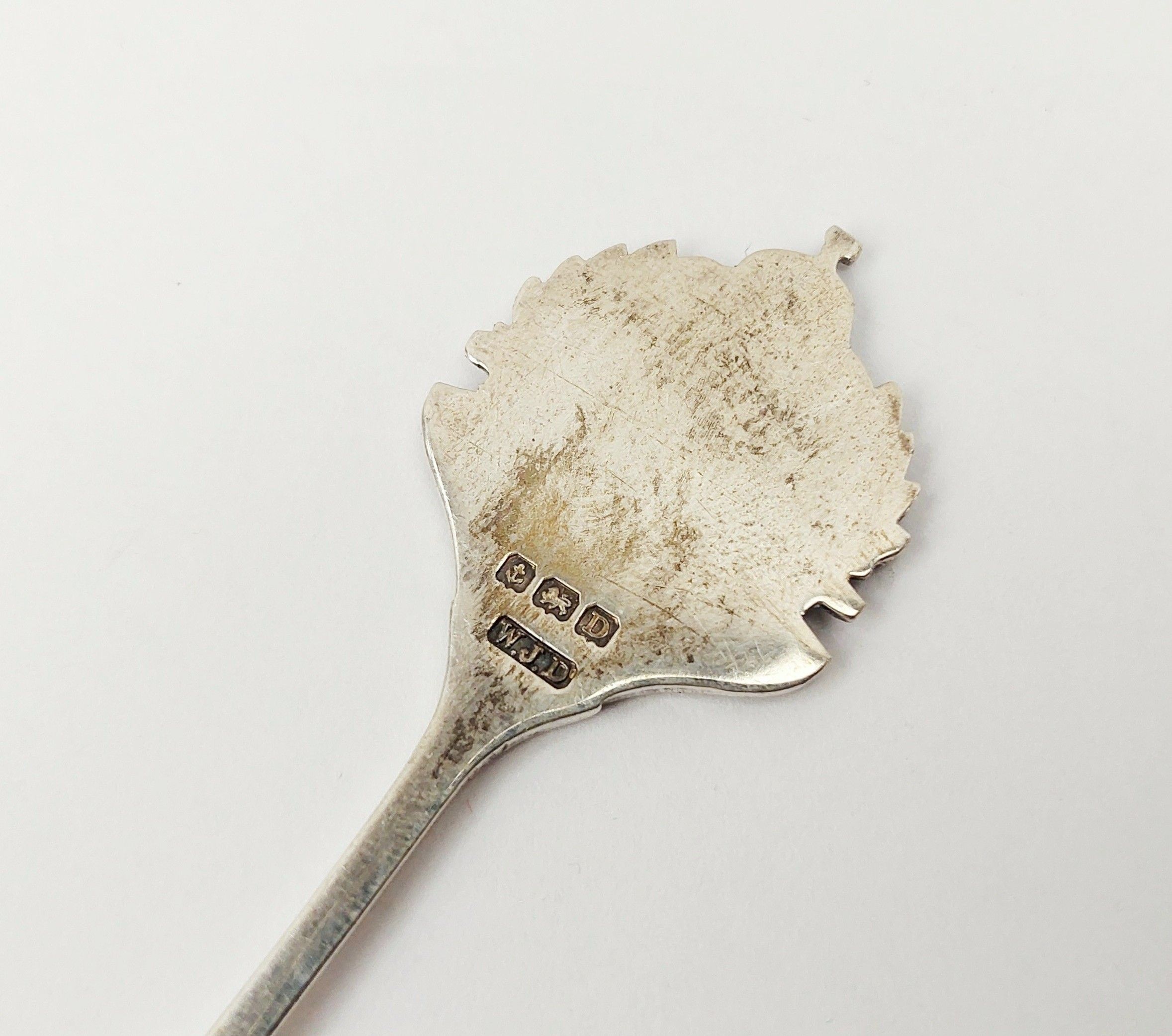 Birmingham 1928 Sterling Silver 5th 7th Btn Hampshire Regiment Spoon - Image 2