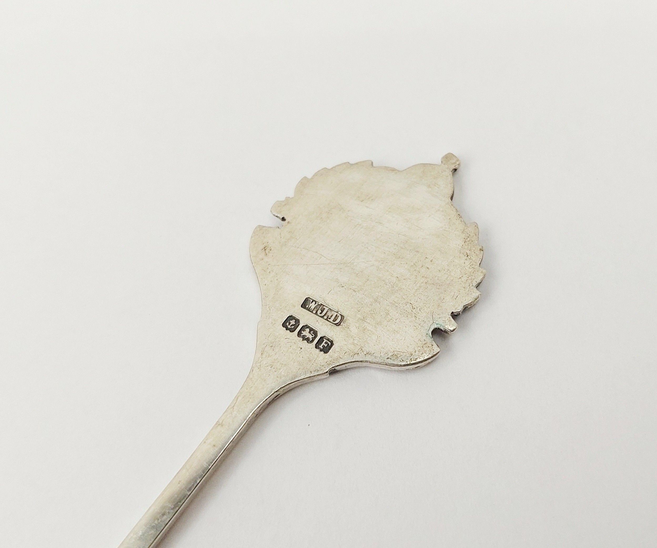 Birmingham 1930 Sterling Silver 5th 7th Btn Hampshire Regiment Spoon - Image 2