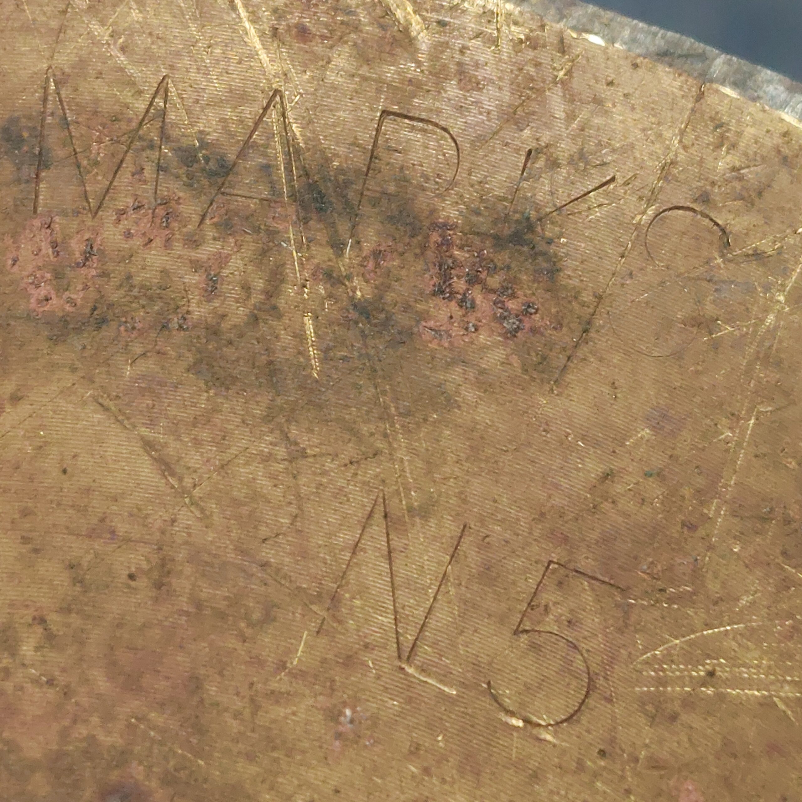 British, Naval 4.5 IN Marks 3-5 Guns Brass Shell Case, Dated 1977, Marked IRE 11/79 from Falkland ship HMS Glamorgan - Image 12
