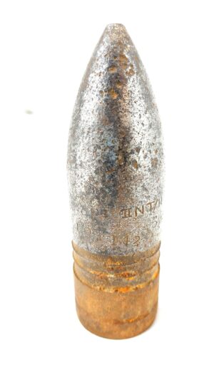 British, Post War - Dated 1945, Navy 3 Pounder Night Tracer Projectile, Made by LBA (Lang Bridge Accrington), Inert