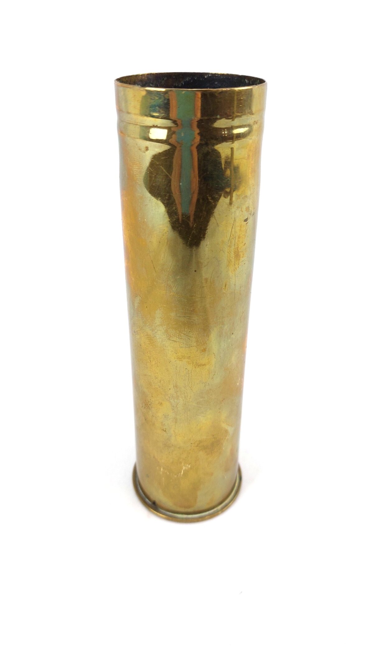 British, WW2, 2 Pounder Brass Shell Case, Dated 1941, Made by RL (Royal Laboratory, Woolwich, England) - Image 2