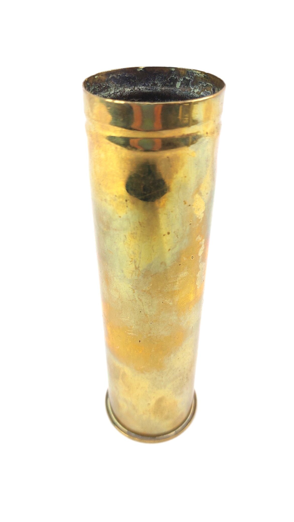 British, WW2, 2 Pounder Brass Shell Case, Dated 1941, Made by RL (Royal Laboratory, Woolwich, England) - Image 3