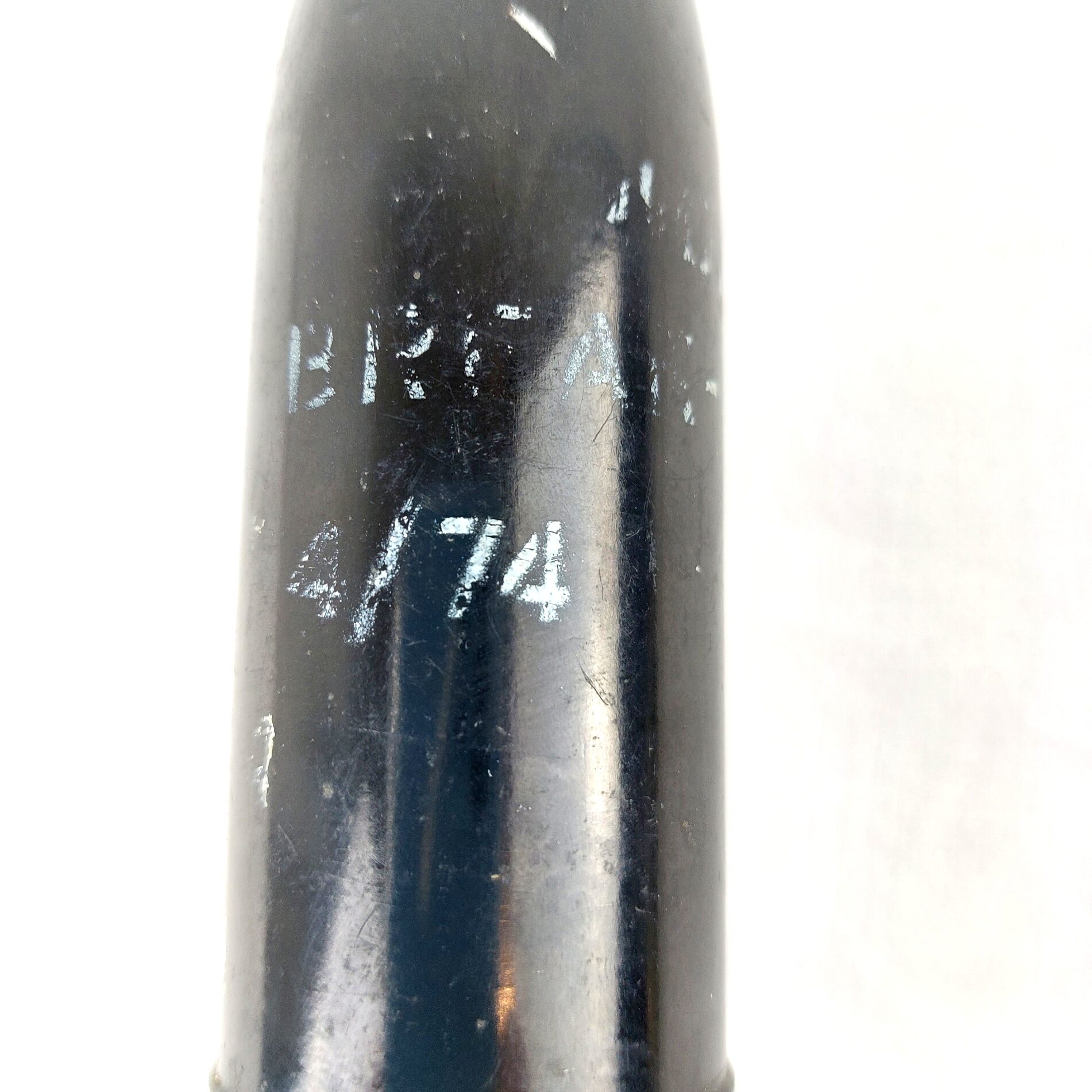 British, WW2 40MM Mark I Bofors Brass Shell Dated 1939, with Training Projectile dated 1974, Shell Made by Royal Laboratories Birtley (RLB), Inert - Image 7