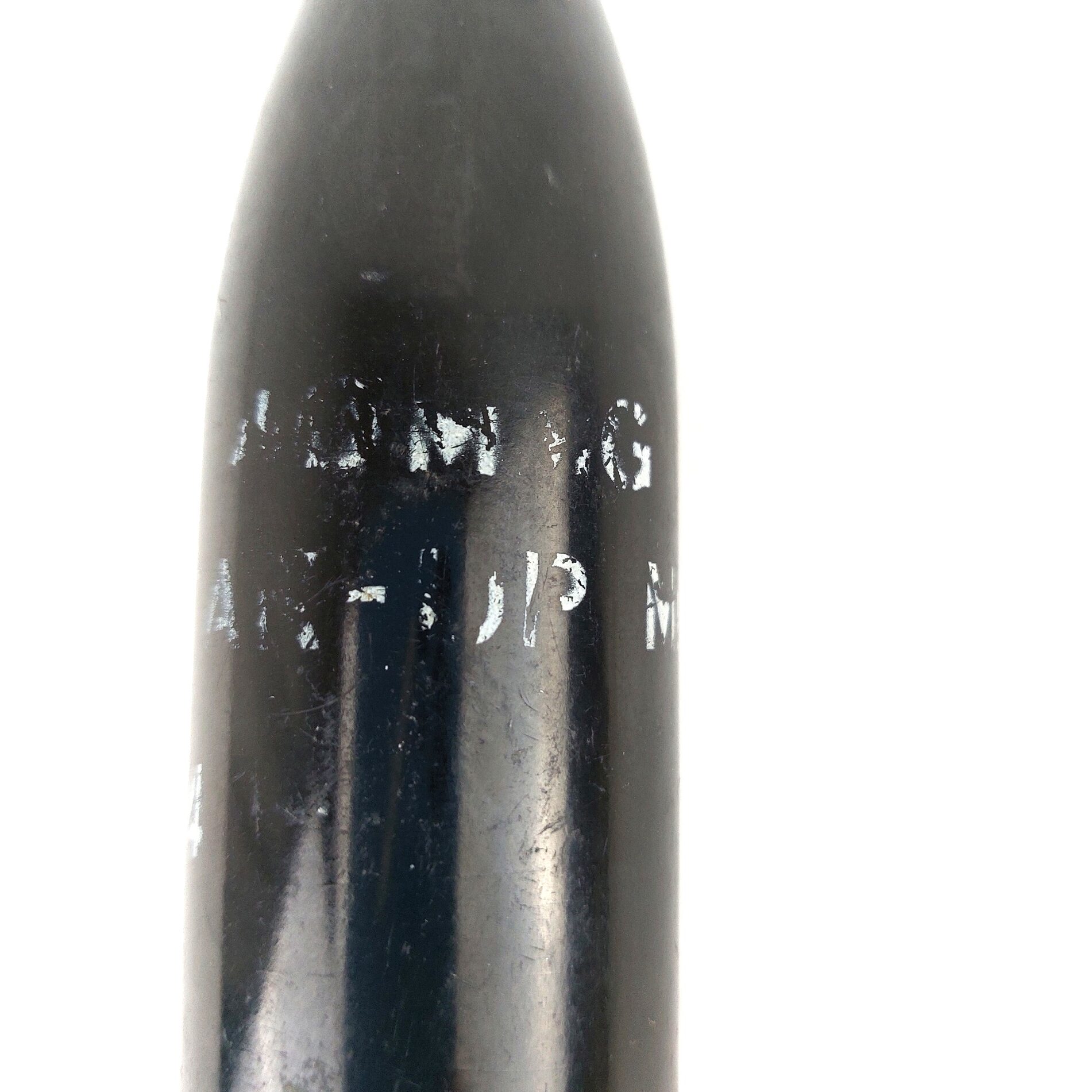 British, WW2 40MM Mark I Bofors Brass Shell Dated 1939, with Training Projectile dated 1974, Shell Made by Royal Laboratories Birtley (RLB), Inert - Image 8