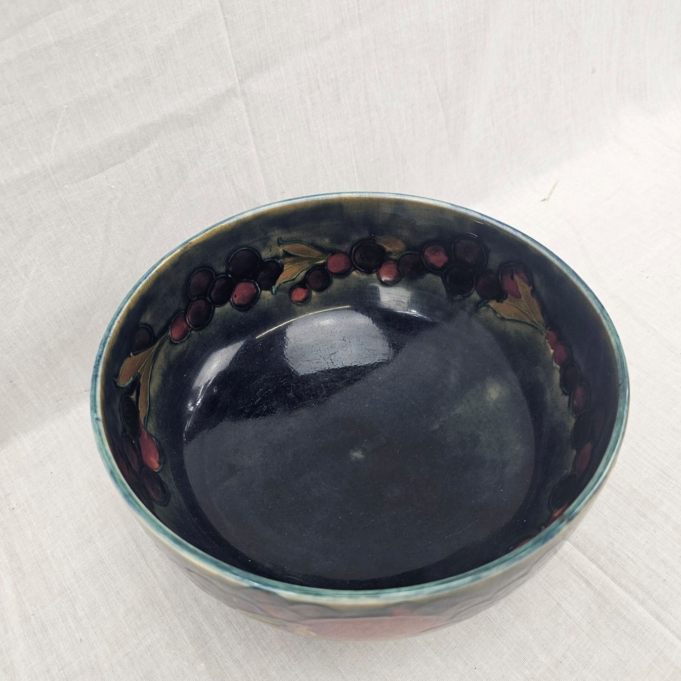 Circa 1930 William Moorcroft Pomegranate Pattern Bowl - Image 6