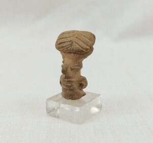 Circa 400 BC Ancient Greek Terracotta Stylised Miniature Mask