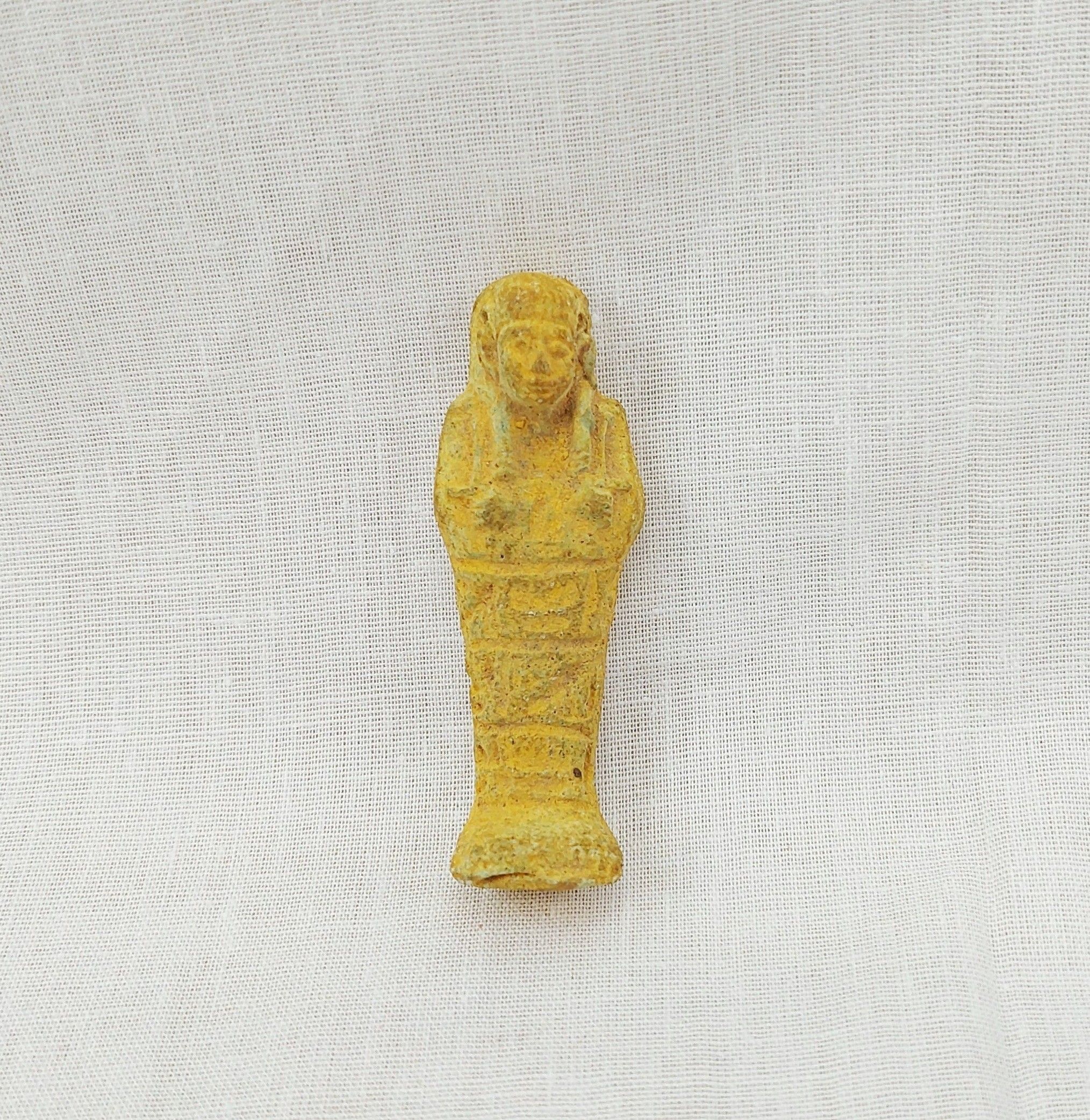 Circa 500 BC Ancient Egyptian Terracotta Shabti Figurine