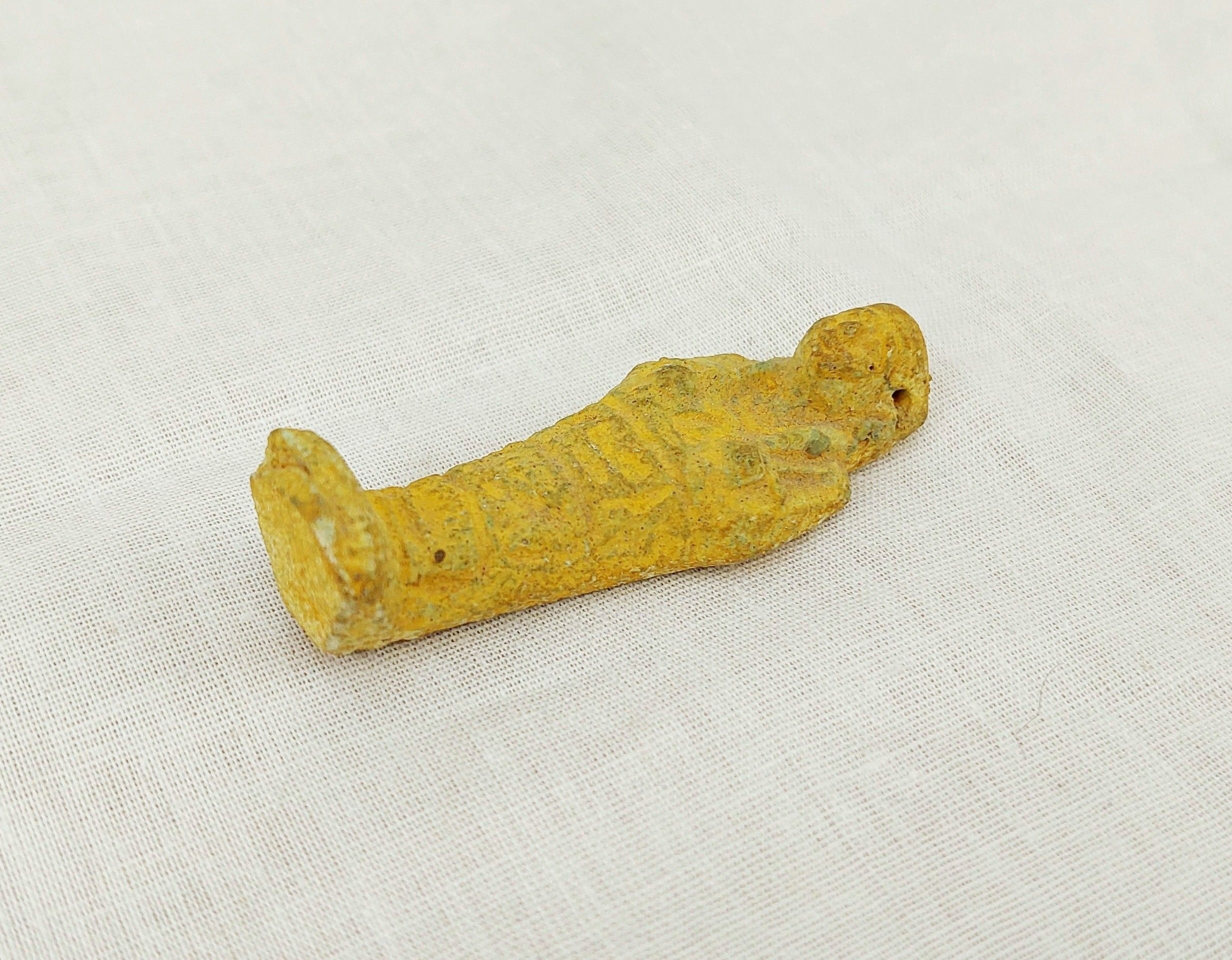 Circa 500 BC Ancient Egyptian Terracotta Shabti Figurine - Image 2
