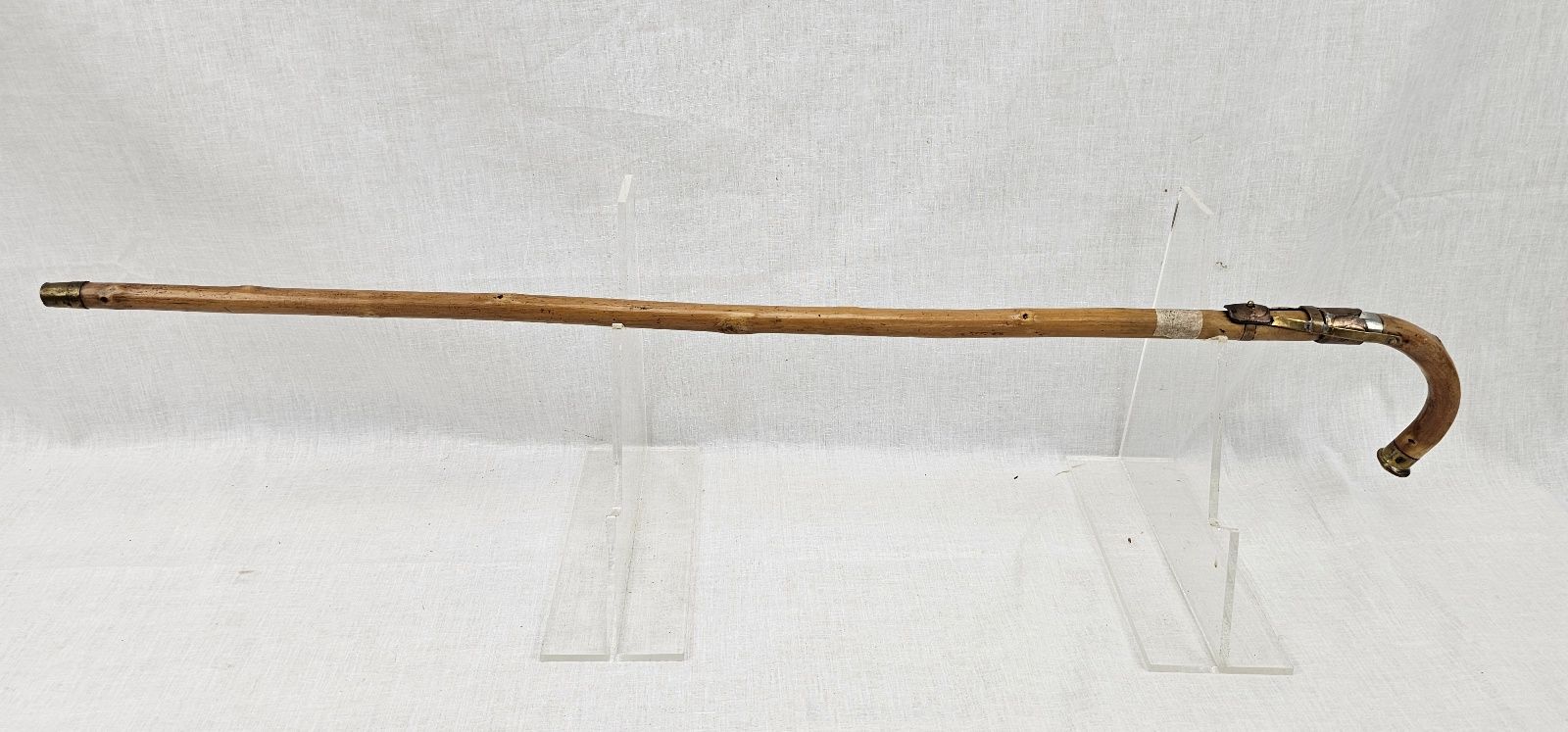 Edwardian Walking Stick Fitted With Fruit Knife