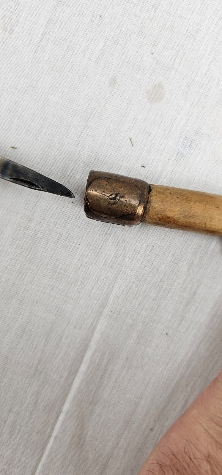 Edwardian Walking Stick Fitted With Fruit Knife - Image 5