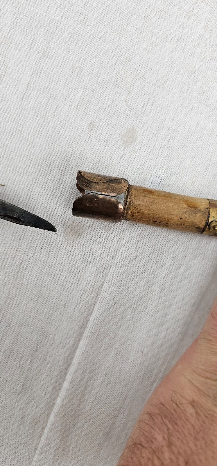 Edwardian Walking Stick Fitted With Fruit Knife - Image 6