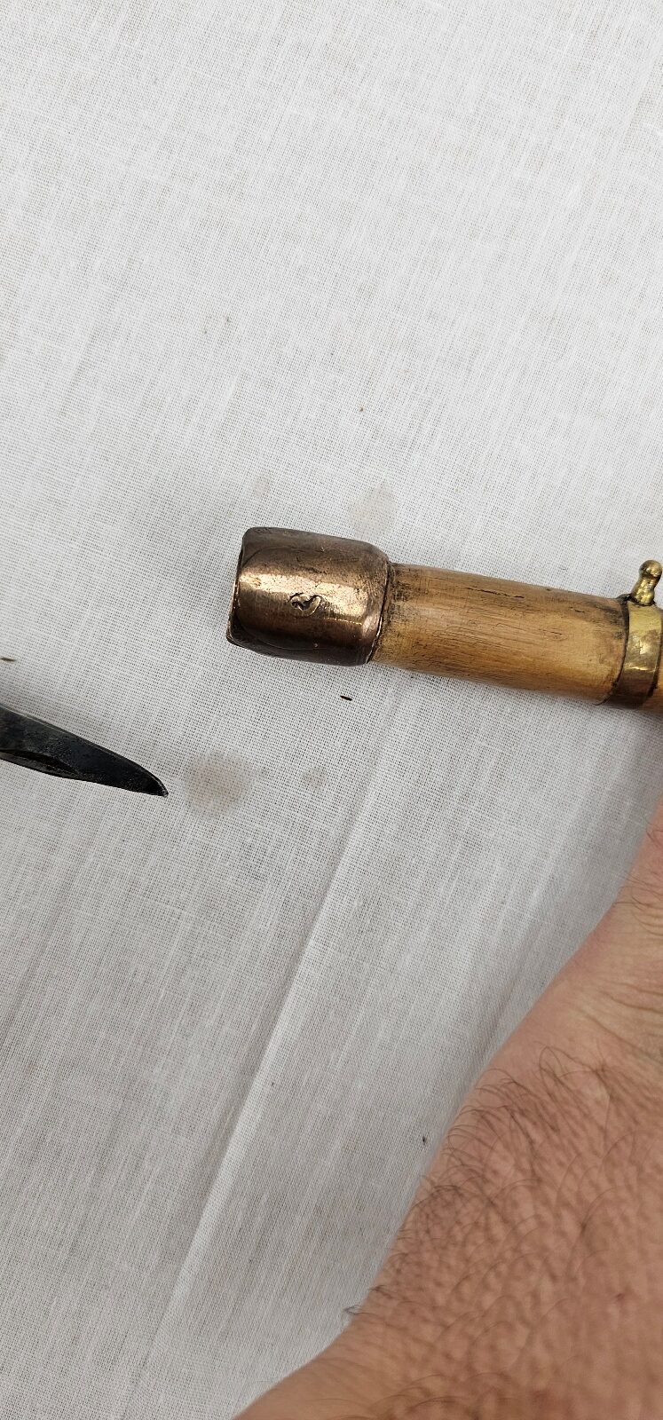 Edwardian Walking Stick Fitted With Fruit Knife - Image 7