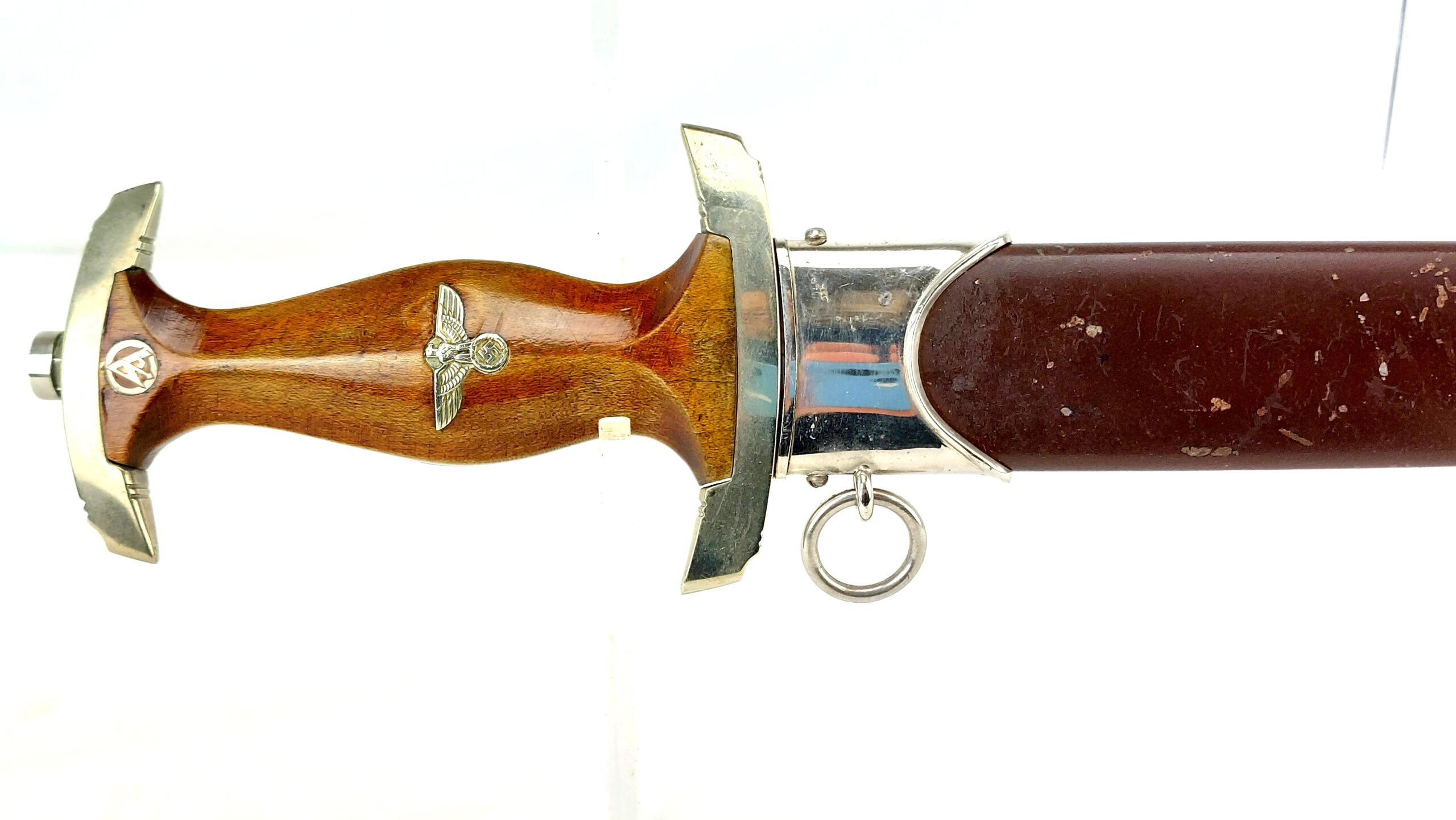 German, WW2, Early Sturmabteilung SA Army Honour Dagger & Scabbard, Maker Marked Earnst Pack & Sohne Solingen, Gau Marked NRH for Niederrhein District ***RESERVED*** - Image 33