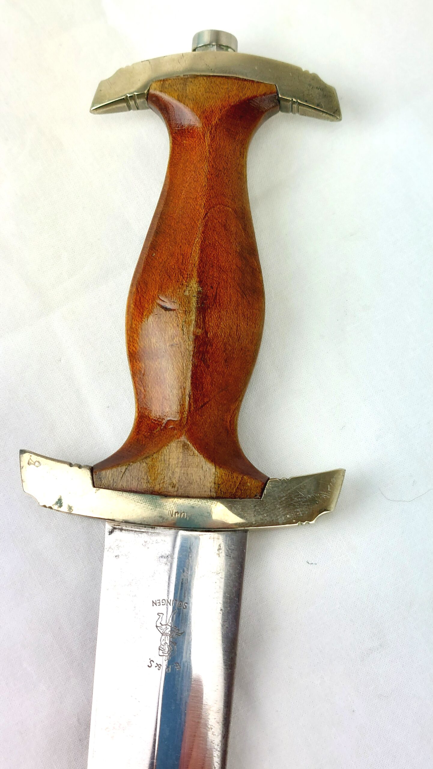 German, WW2, Early Sturmabteilung SA Army Honour Dagger & Scabbard, Maker Marked Earnst Pack & Sohne Solingen, Gau Marked NRH for Niederrhein District ***RESERVED*** - Image 8