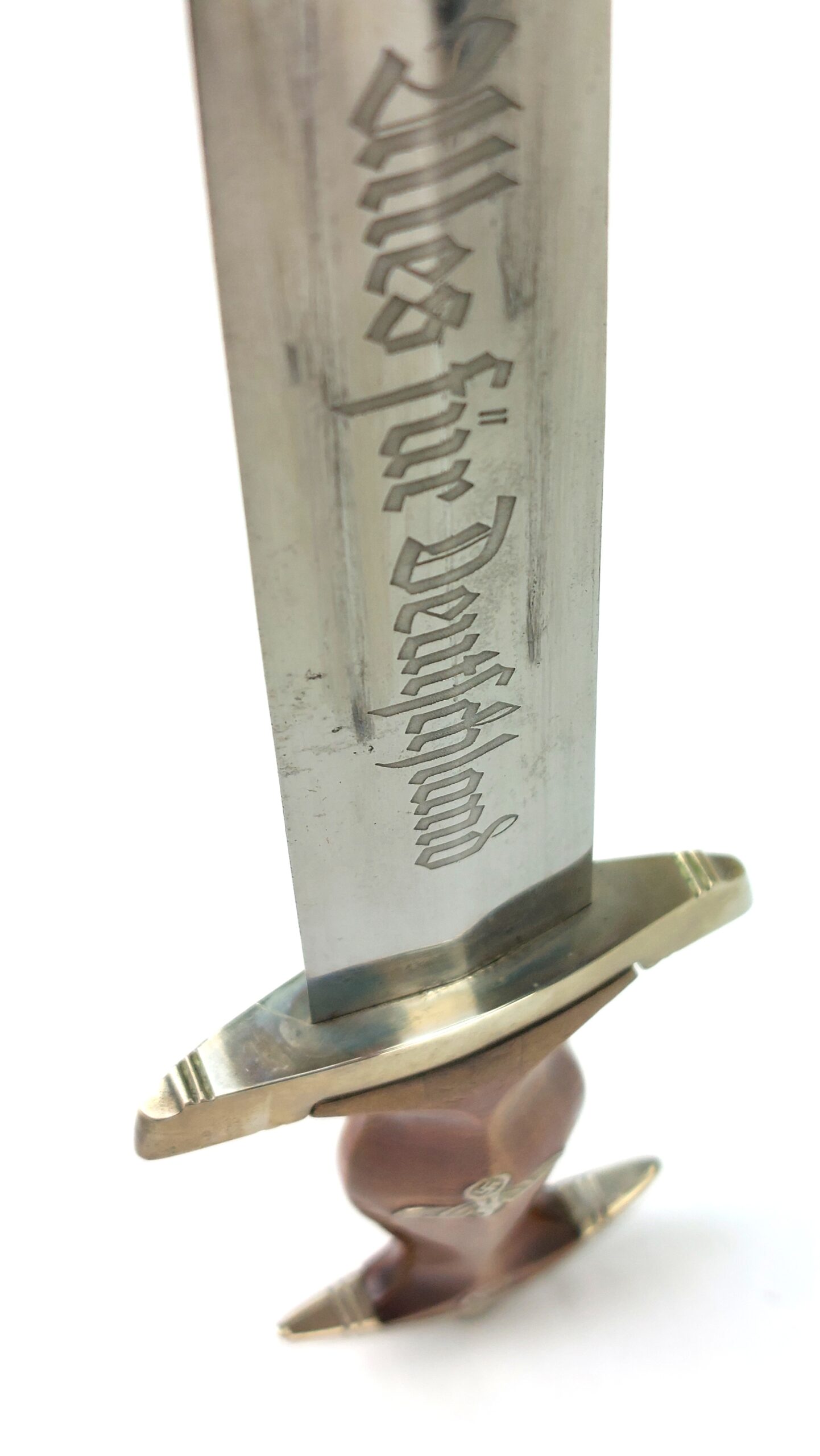 German, WW2, Early Sturmabteilung SA Army Honour Dagger & Scabbard, Maker Marked Earnst Pack & Sohne Solingen, Gau Marked NRH for Niederrhein District ***RESERVED*** - Image 9