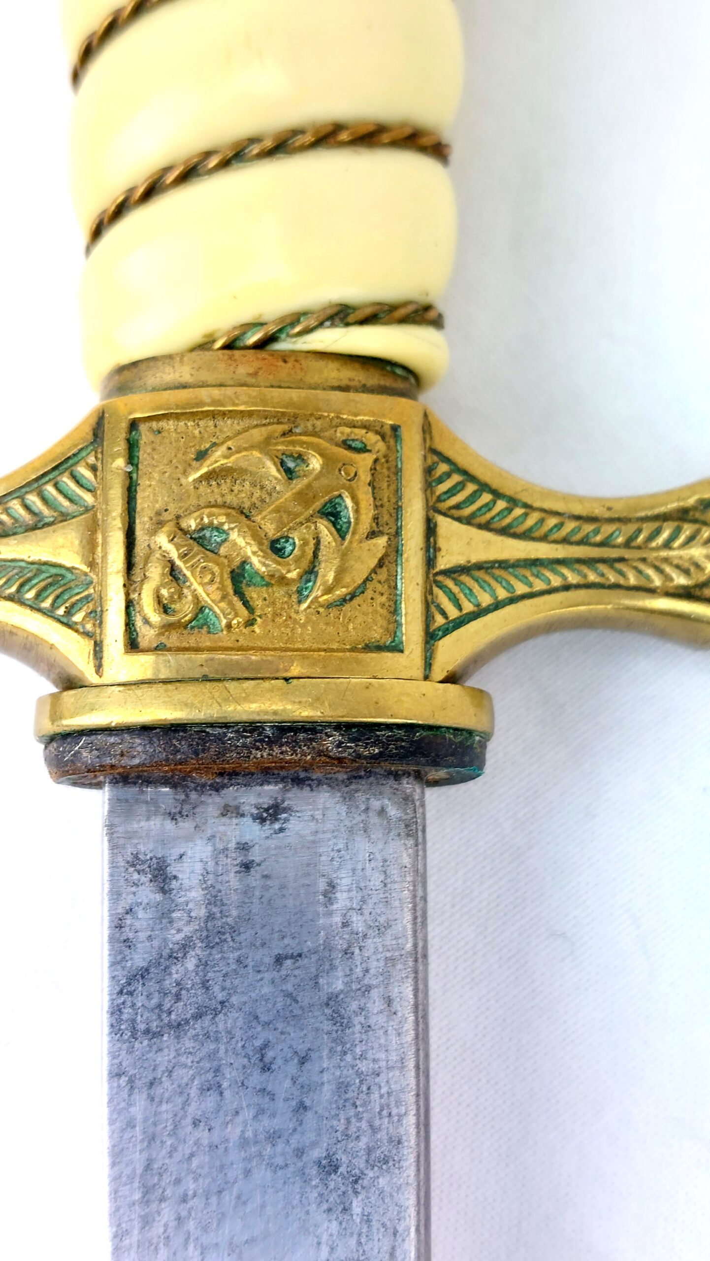 German, WW2, Kriegsmarine Dress Dagger & Scabbard, Made by Paul Weyersberg & Co, Solingen - Image 13
