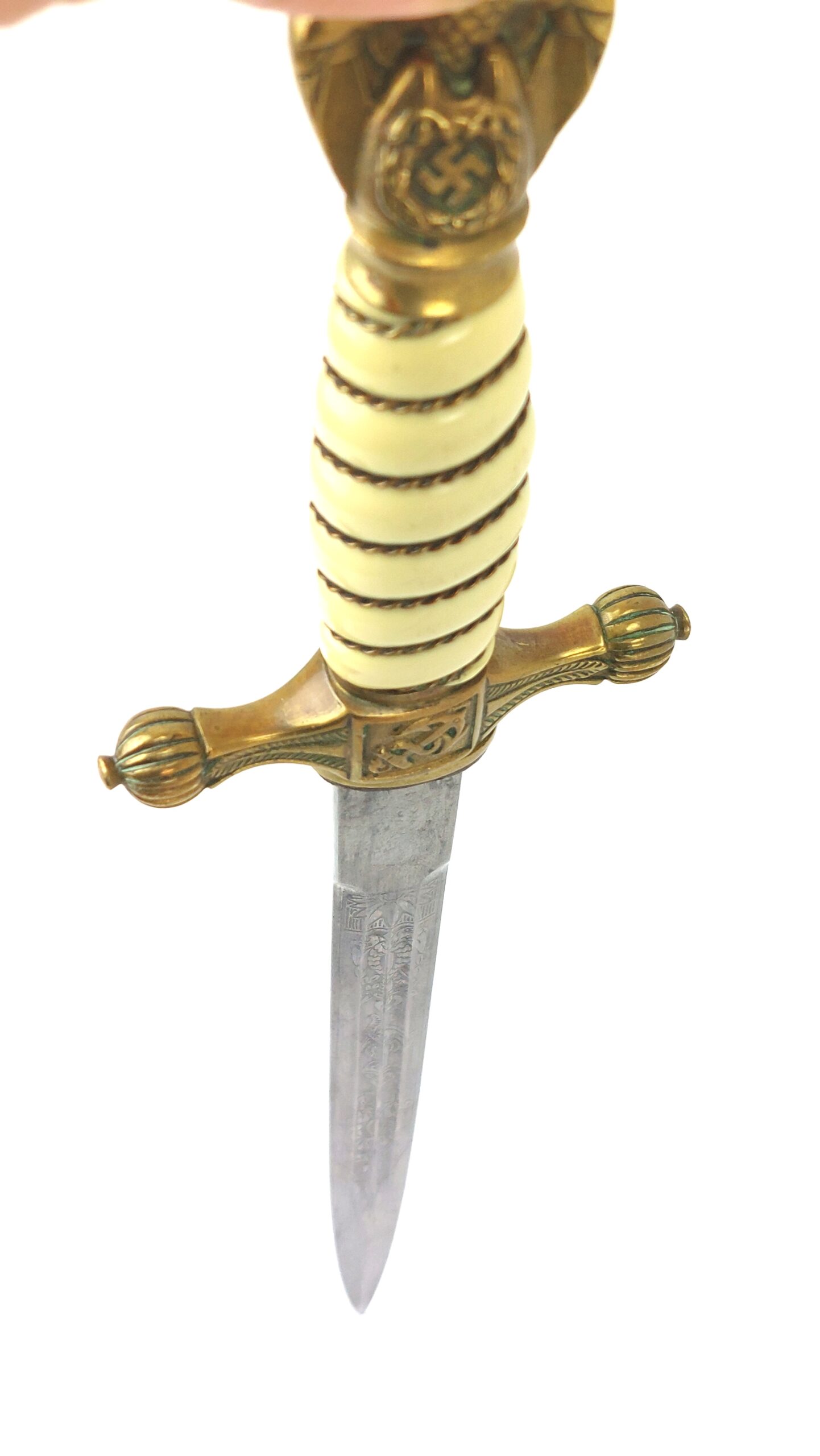 German, WW2, Kriegsmarine Dress Dagger & Scabbard, Made by Paul Weyersberg & Co, Solingen - Image 23