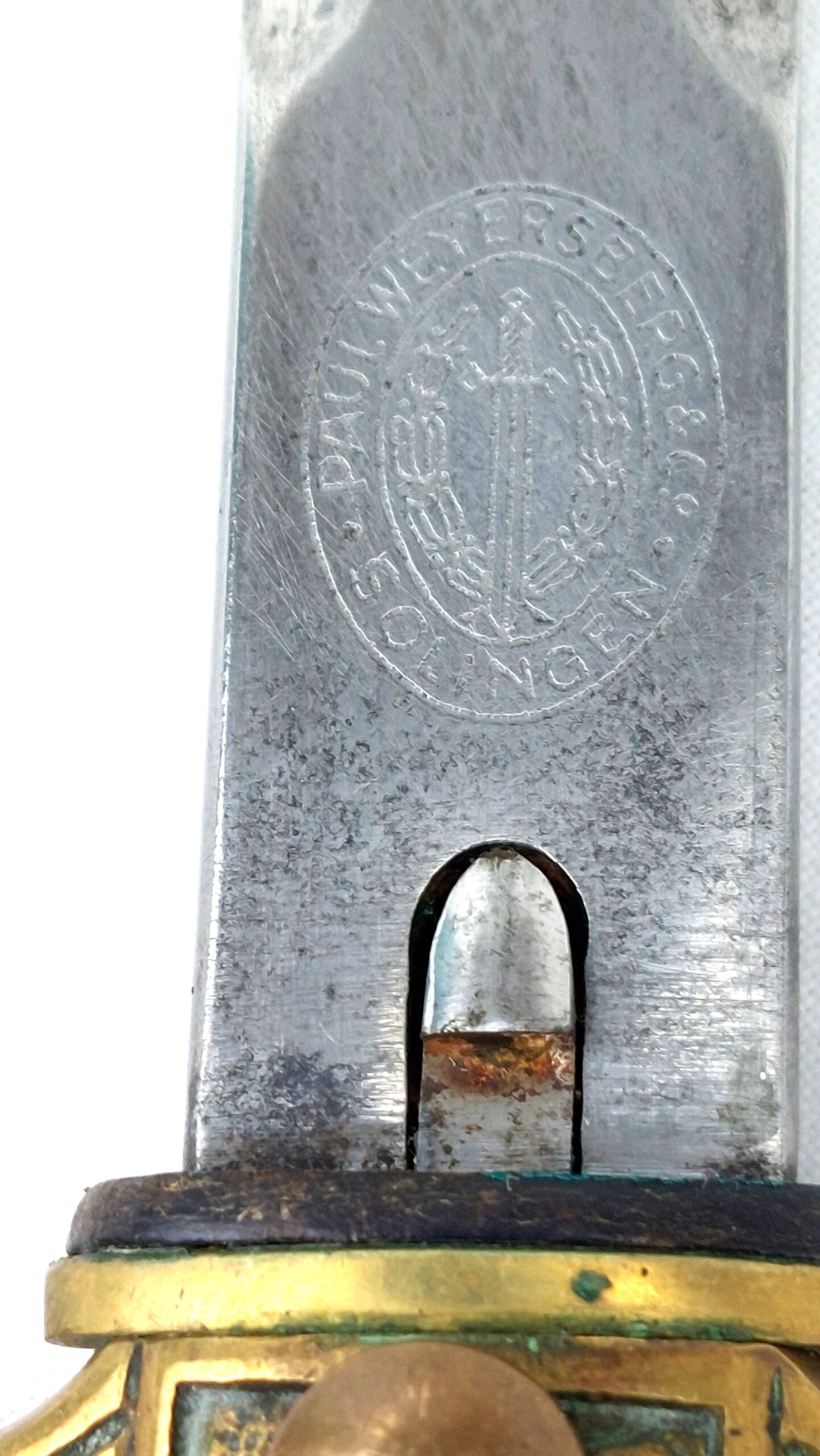 German, WW2, Kriegsmarine Dress Dagger & Scabbard, Made by Paul Weyersberg & Co, Solingen - Image 5