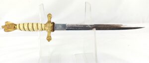 German, WW2, Third Reich Kriegsmarine Naval Officer's Dagger, By E&F Horster, Solingen