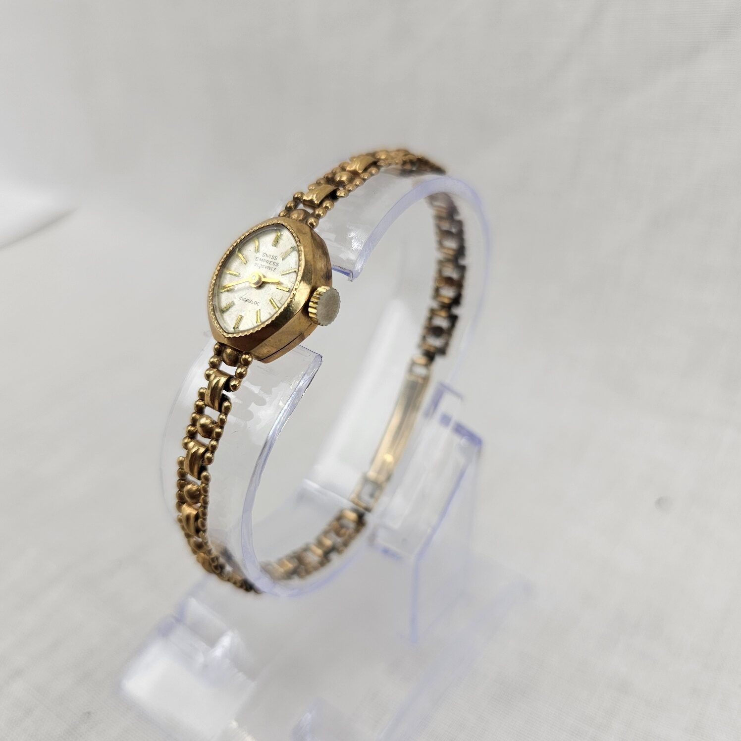 Ladies Circa 1968-69 Swiss Empress 21 Jewels 9ct Gold Incabloc Watch - Image 5