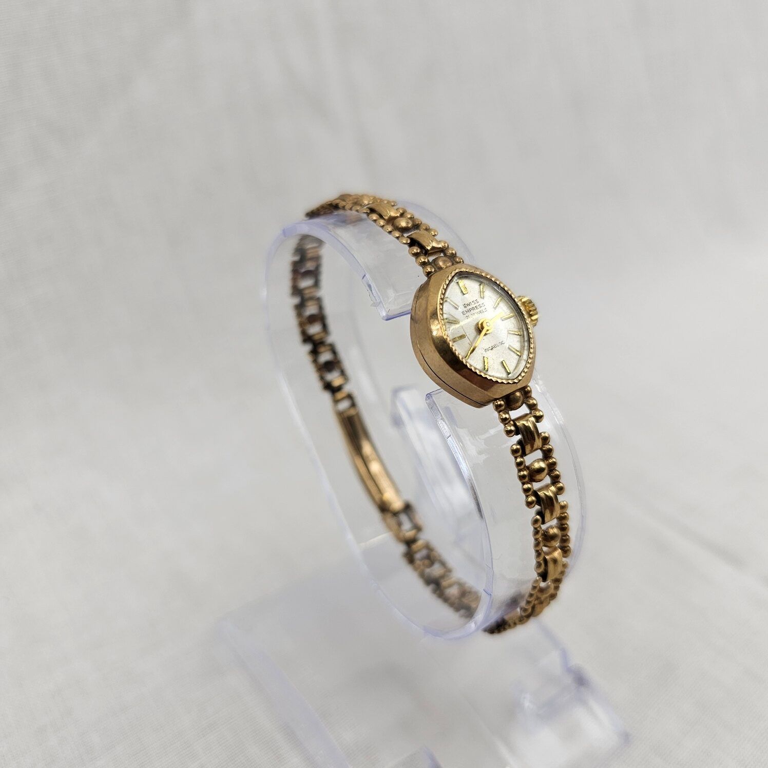 Ladies Circa 1968-69 Swiss Empress 21 Jewels 9ct Gold Incabloc Watch - Image 6