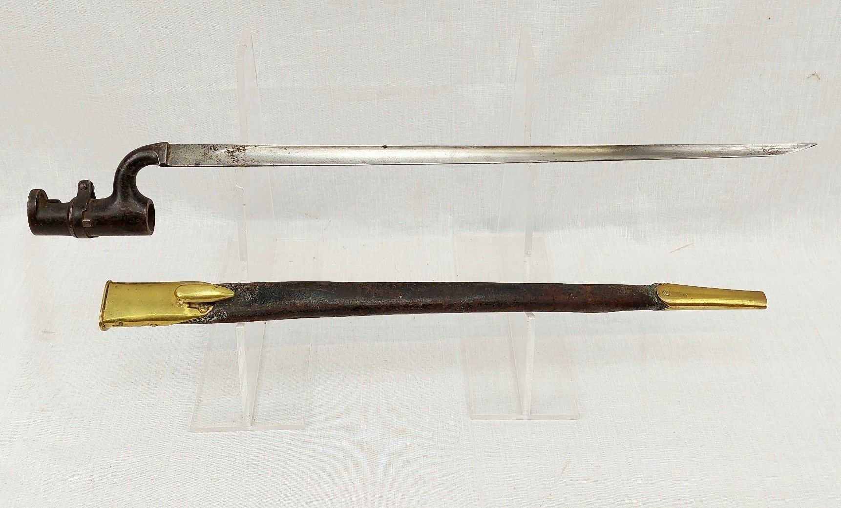 Martini Henry Rifle Pattern 1853/72 Socket Bayonet And Scabbard