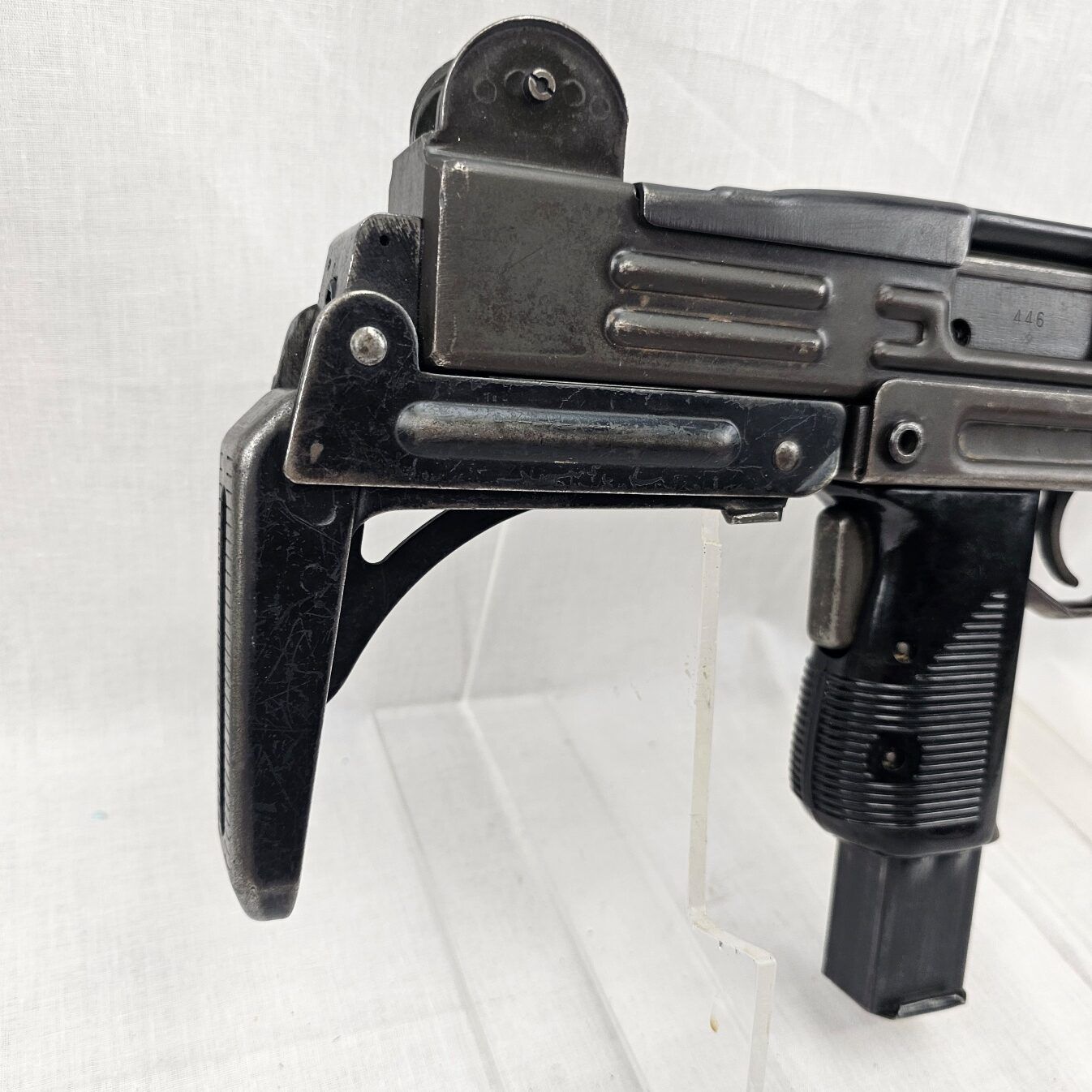 Old Spec MP UZI 9mm SMG With Folding Stock Sn. 82665 - Deactivated - Image 5