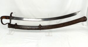 Prussian, c1814, Napoleonic War era, Model 1811 Blüchersable & Scabbard (1796 Pattern Light Cavalry Sword), Matching Regimental Marks, Made by Schnitzler & Kirchbaum of Solingen