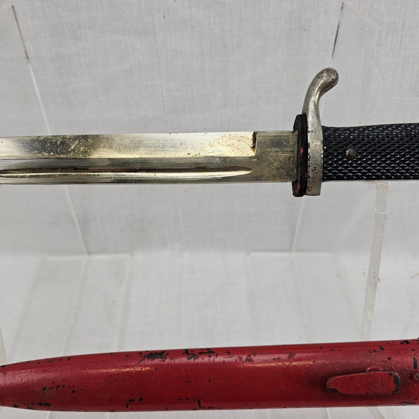 WW2 Era Nazi Germany Parade Short Bayonet & Scabbard - Image 3