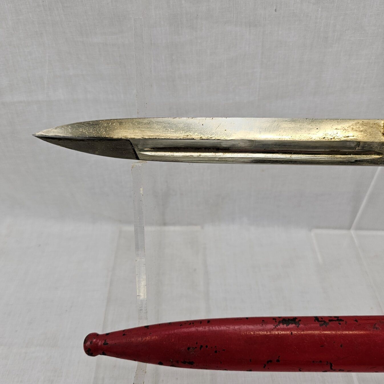 WW2 Era Nazi Germany Parade Short Bayonet & Scabbard - Image 4