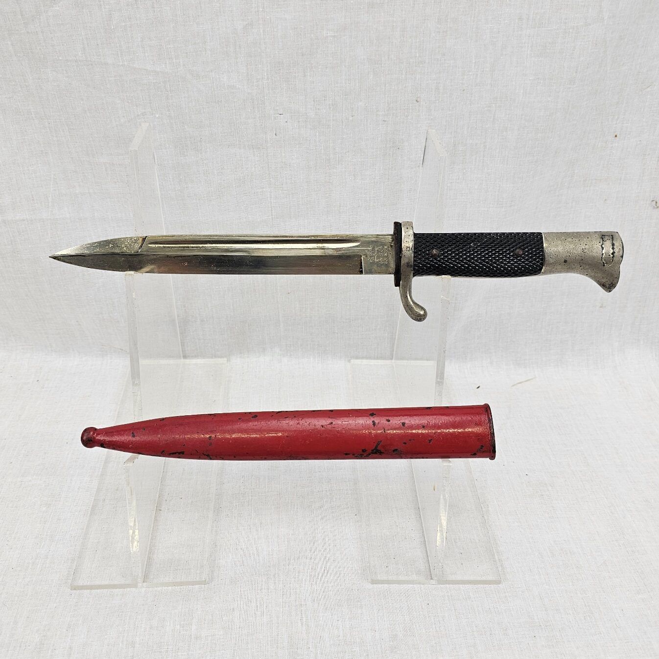 WW2 Era Nazi Germany Parade Short Bayonet & Scabbard - Image 5