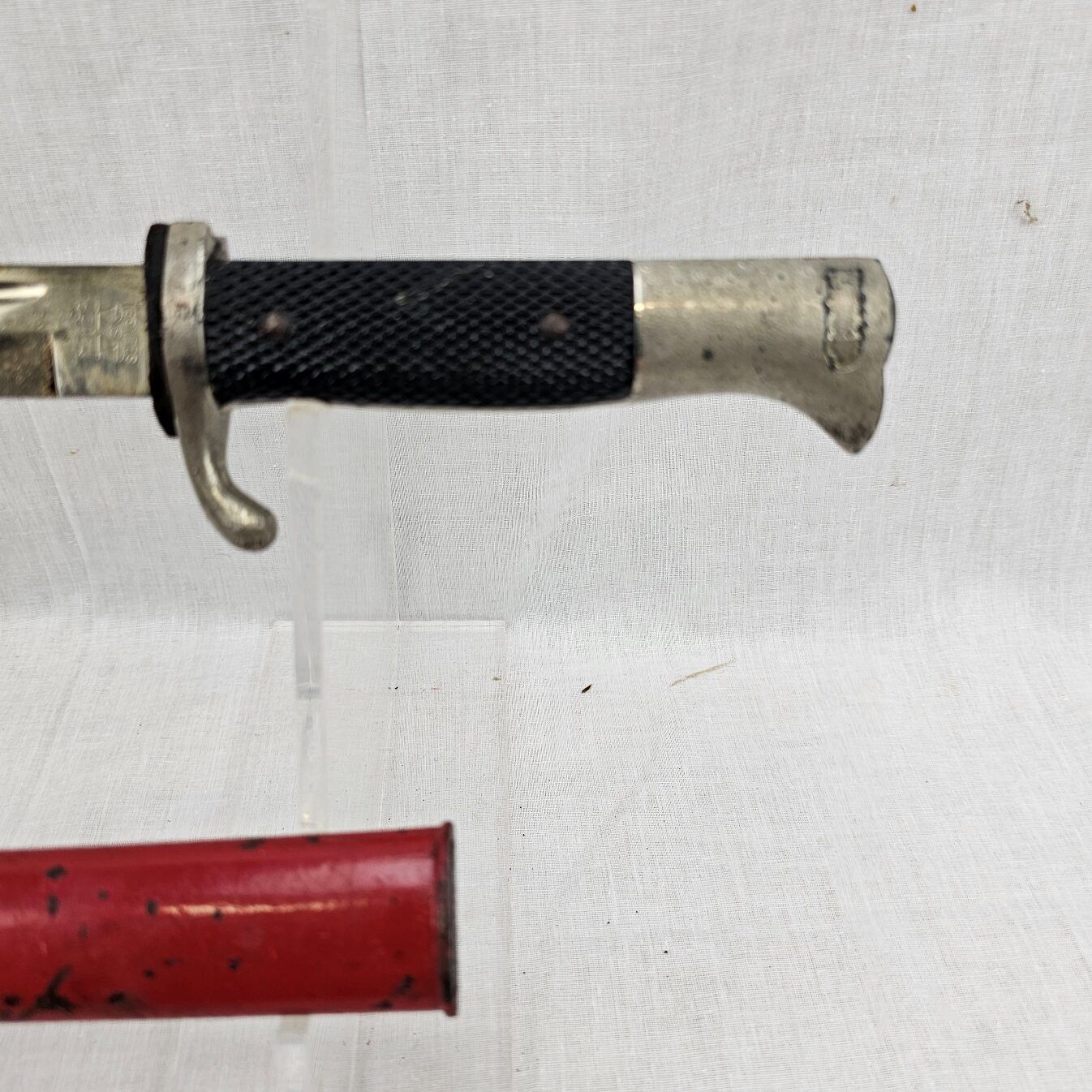 WW2 Era Nazi Germany Parade Short Bayonet & Scabbard - Image 6