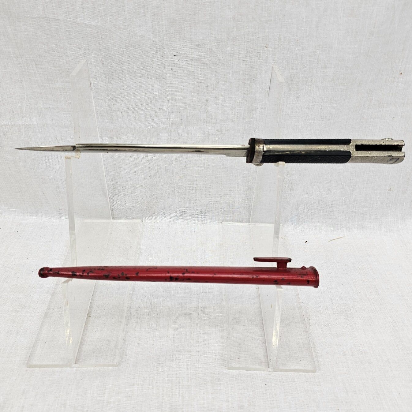WW2 Era Nazi Germany Parade Short Bayonet & Scabbard - Image 9