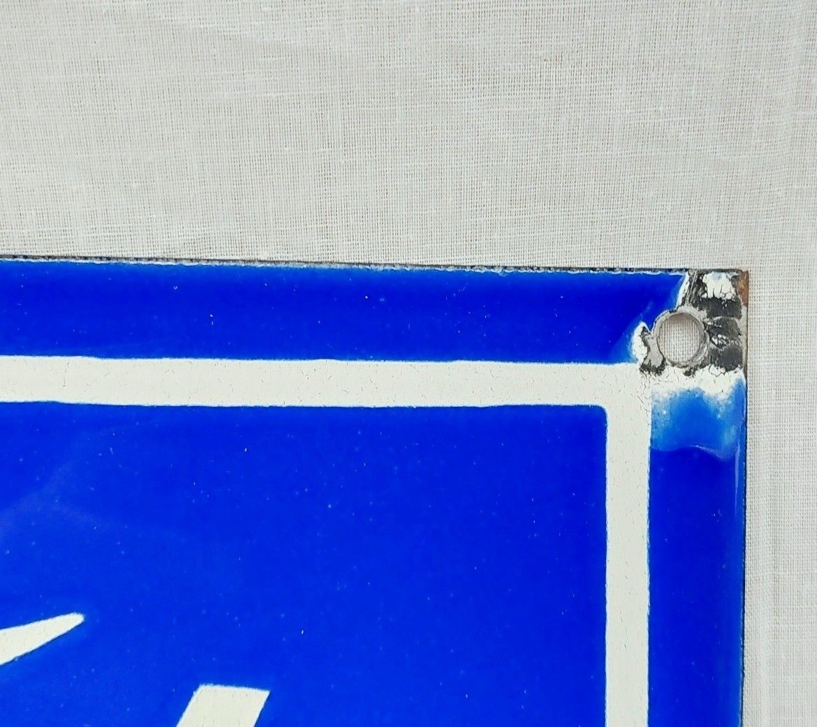 Vintage Ford Service Station Enamelled Metal Advertising Sign - Image 3
