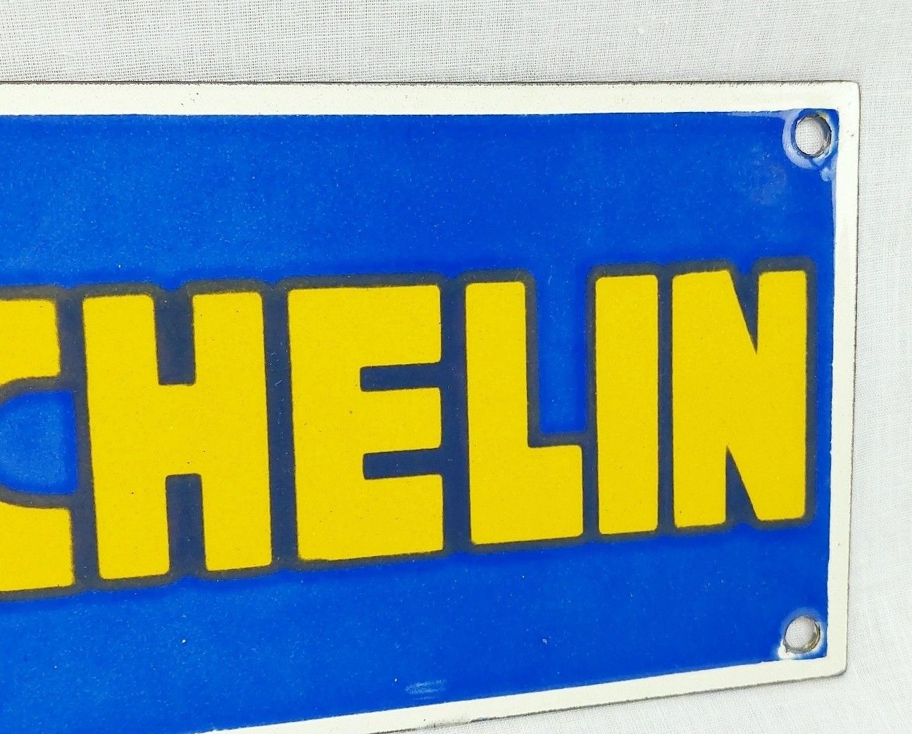 Michelin Tyres Enamelled Metal Advertising Sign - Image 3