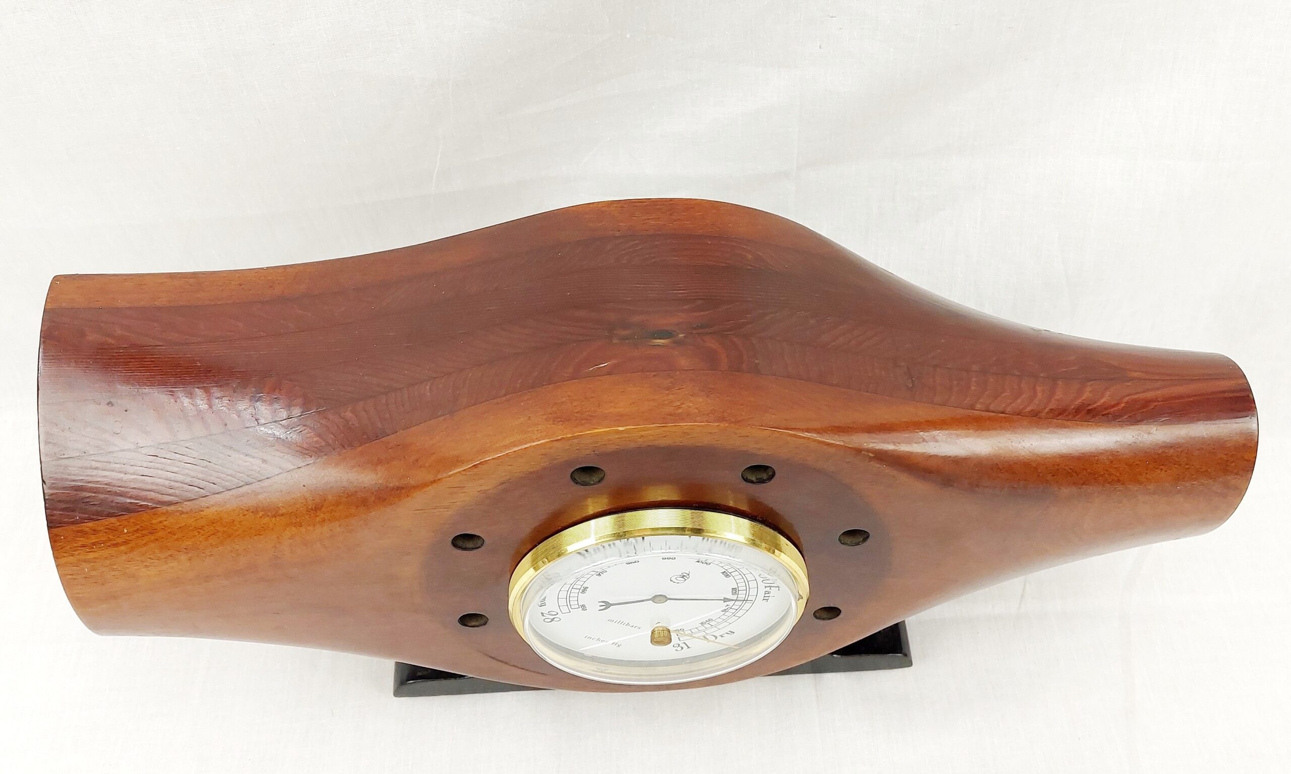 WW1 Laminated Propeller Section Barometer - Image 5