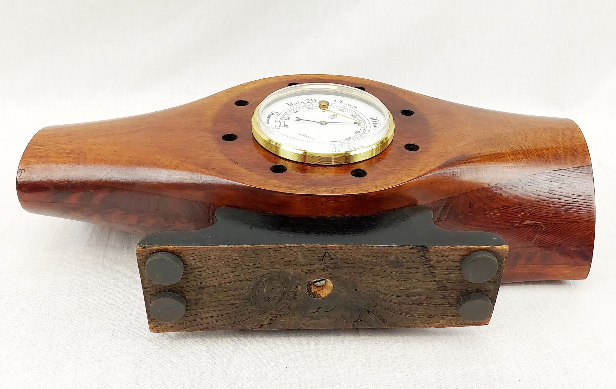 WW1 Laminated Propeller Section Barometer - Image 2